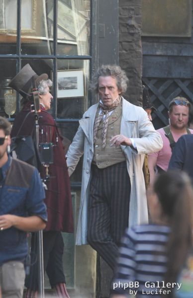 Hugh Laurie - Filming 'David Copperfield' In Kingston upon Hull, England
