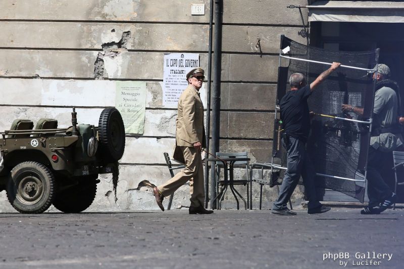 Hugh Laurie - Filming 'Catch 22', 02. August In Viterbo, Italy