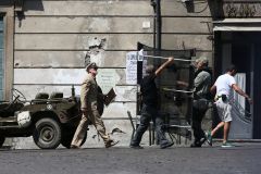 Hugh Laurie - Filming 'Catch 22', 02. August In Viterbo, Italy