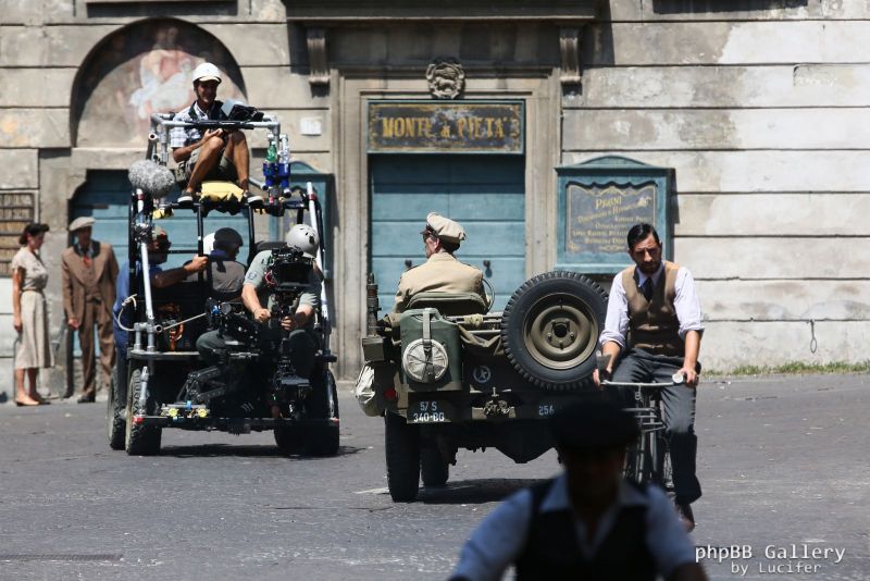 Hugh Laurie - Filming 'Catch 22', 02. August In Viterbo, Italy