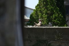 Hugh Laurie - Filming 'Catch 22', 02. August In Viterbo, Italy