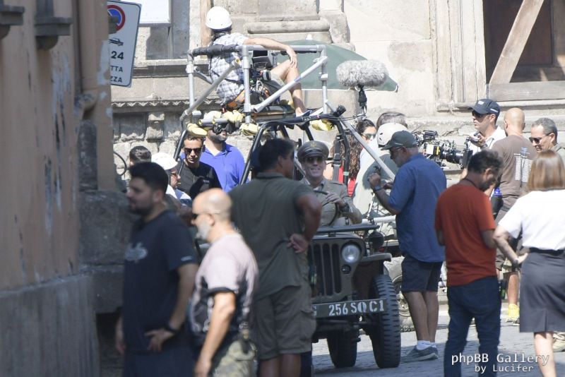 Hugh Laurie - Filming 'Catch 22', 02. August In Viterbo, Italy