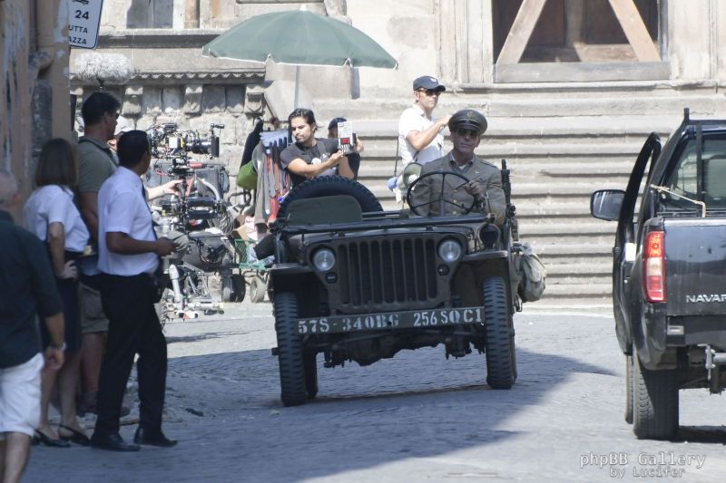 Hugh Laurie - Filming 'Catch 22', 02. August In Viterbo, Italy