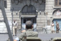 Hugh Laurie - Filming 'Catch 22', 02. August In Viterbo, Italy
