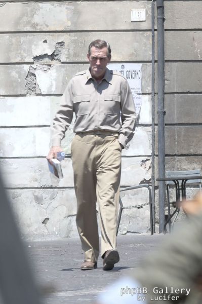 Hugh Laurie - Filming 'Catch 22', 02. August In Viterbo, Italy