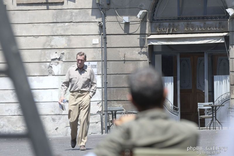 Hugh Laurie - Filming 'Catch 22', 02. August In Viterbo, Italy