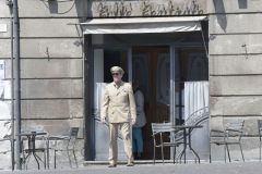 Hugh Laurie - Filming 'Catch 22', 02. August In Viterbo, Italy
