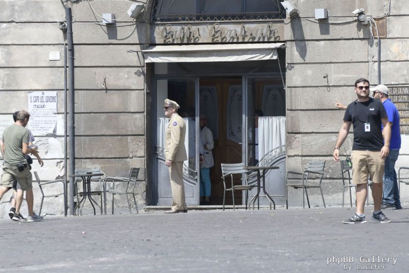 Hugh Laurie - Filming 'Catch 22', 02. August In Viterbo, Italy