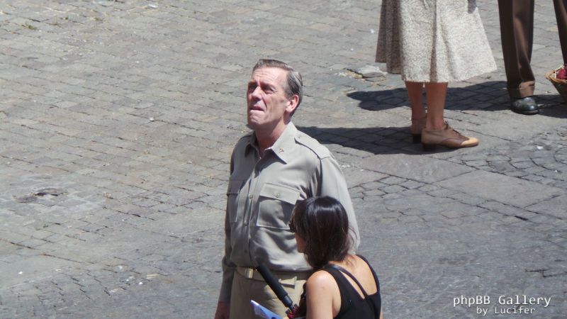 Hugh Laurie - Filming 'Catch 22', 02. August In Viterbo, Italy