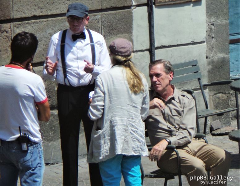 Hugh Laurie - Filming 'Catch 22', 02. August In Viterbo, Italy