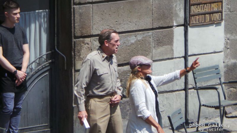 Hugh Laurie - Filming 'Catch 22', 02. August In Viterbo, Italy