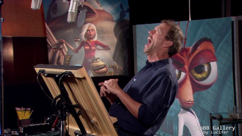 Hugh Laurie - Monsters vs. Aliens Making of